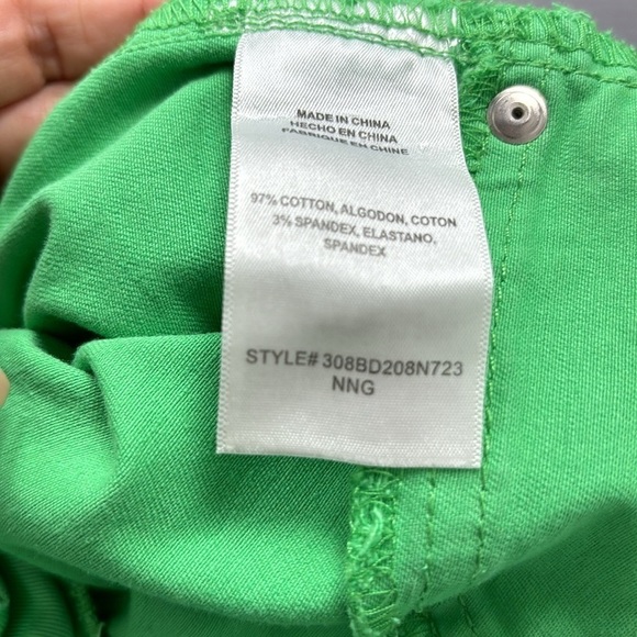 2B Bebe Jeans Skinny unique green color size 27 - Picture 10 of 10
